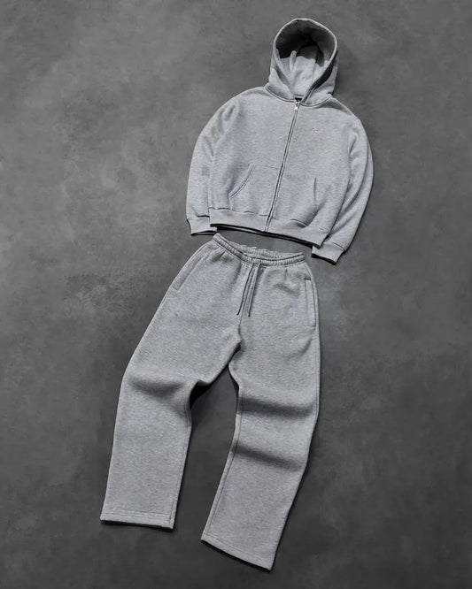 Y2K Men’s Streetwear Tracksuit – Oversized Retro Gothic Hip Hop Set with Harajuku Embroidery Pattern